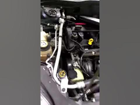 Ford fusion rattle problem when ac on at idle - YouTube