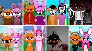 Incredibox - Sprunki but MIX OREN and PINKI in ALL Different HUMAN MODS - PART 3