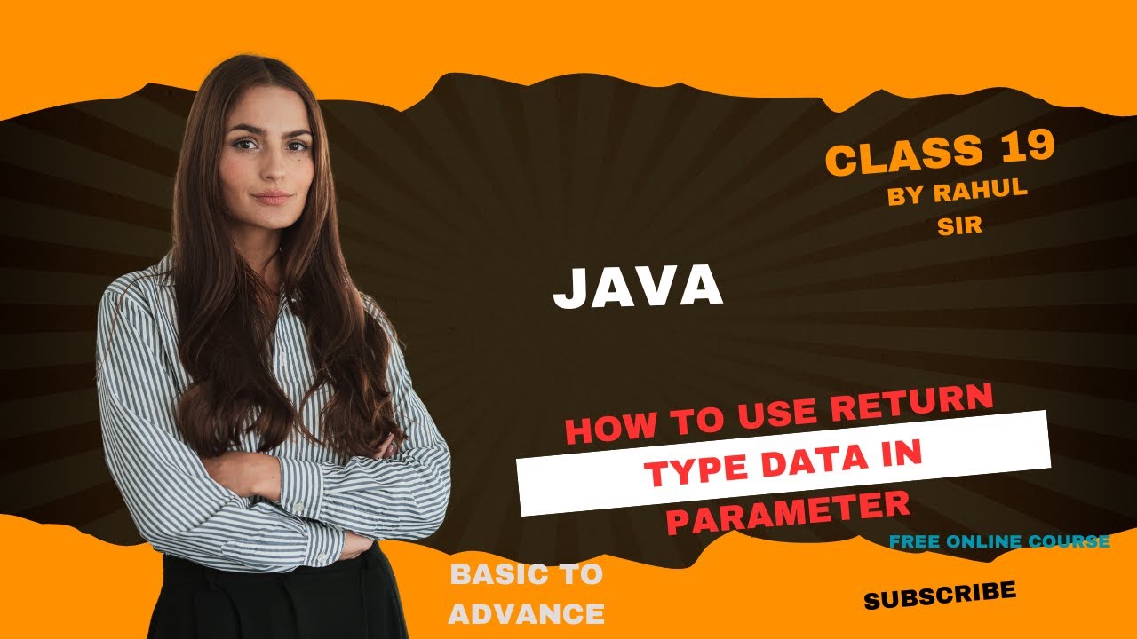 How to use return type data in parameter. - YouTube