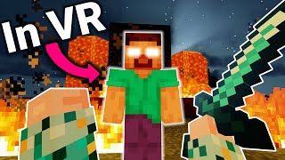 Herobrine in Minecraft VR is the Ultimate Horror Game! screenshot 5