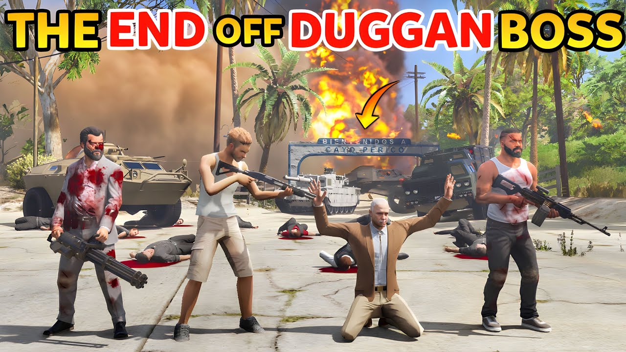 The End Of Duggun Boss | Gta x Freefire | Gta 5 Gameplay In Telugu #135