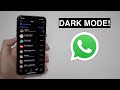 DARK MODE in WhatsApp (How to Enable It!)