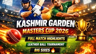 KASHMIR GARDEN MASTERS CUP 4TH QUARTER FINAL MATCH #TOUCH CRICKET CLUB VS #GNSA