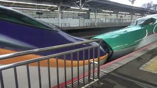E5系U25編成+E8系G3編成 東北新幹線 やまびこ・つばさ149号 発車 宇都宮駅