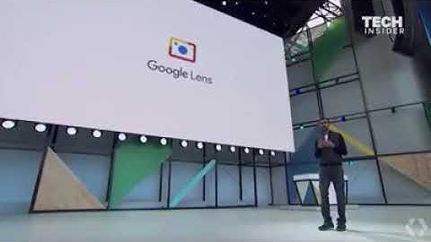 The Latest Google Lens Technology - Introduction by Sundar Pichai