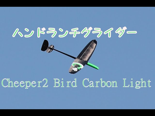 Introducing the Cheeper2 Bird Carbon Light hand-launched glider