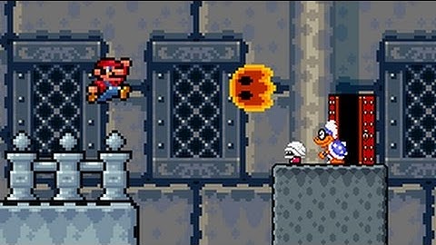 Super Mario Bros X (SMBX 1.4.3) Custom Level - "Iggy Koopa Castle" .