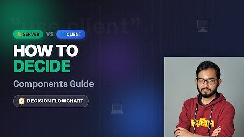 Server vs Client Components: When to Use Each (Decision Flowchart)