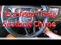 Disable the Seatbelt Chime in a Jeep Gladiator. Without tools or programmers. Wrangler too.