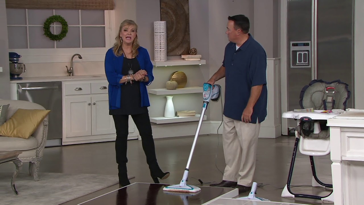 Bissell PowerFresh Slim 3in1 Steam Mop with Attachments on QVC YouTube