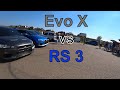 Японцы или Немцы? Evo X vs RS 3, Subaru,Bmw 550,Mark 2 1000+HP