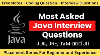 Top 5 Most Asked Java Interview Questions In 2023 Jdk, Jre, Jvm And Jit