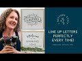 How to Line Up Stencil Letters - Essential Stencil Tips