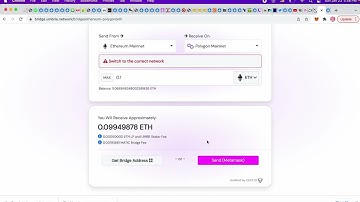 Easy Way to Go from the Polygon To Ethereum Network & Back Again (1/23/22) You Will Need Matic!