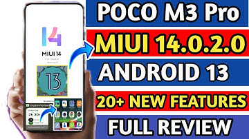 Poco M3 Pro New MIUI 14.0.2.0 Android 13 Update | MIUI 14.0.2.0 Update Full Review | New Features
