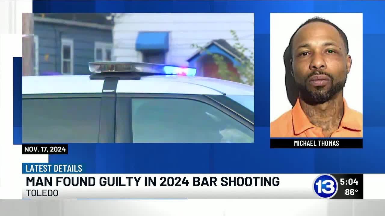Man found guilty of firing gun into Toledo bar - YouTube