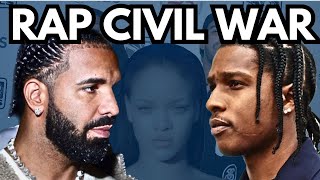 Rap Civil War: Drake And ASAP Rockys Beef Over Rihanna