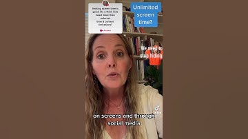Should my child have UNLIMITED screen time? #shorts