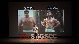 How I Lost 35 Kg and Found Myself | Ekansh Taneja | TEDxSGGSCC