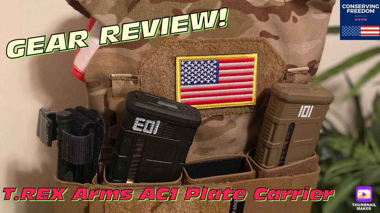 GEAR REVIEW: T.REX Arms AC1 Plate Carrier - YouTube