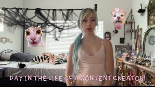 CRAZY DAY IN THE LIFE VLOG content creator edition