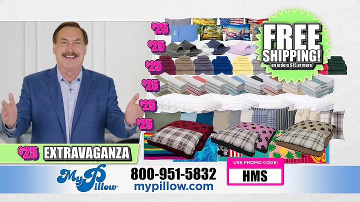 MyPillow - $25 Extravaganza - (800) 951-5832 - Promo Code "HMS" Overcomers.TV