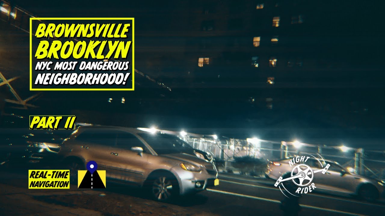 ⁴ᴷ⁶⁰ Brooklyn Brownsville NYC MOST DANGEROUS neighborhood After