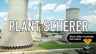 Coal fired Power Plant Scherer in Juliette Georgia