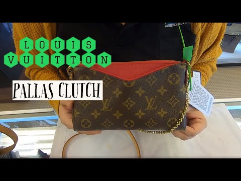 Louis Vuitton LV Pallas Clutch Review/ 2 year Wear and Tear/ Whats In my  bag/Mod Shots 