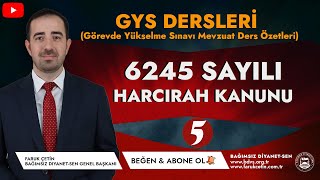 6245 Sayılı Harcırah Kanunu (Özet-5)
