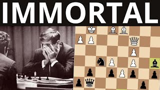 🔥  IMMORTAL Nimzo-Indian by Fischer - Spassky vs. Fischer - Game 5 | 1972 World Chess Championship♟️