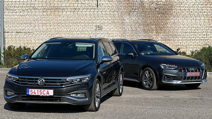 Volkswagen Passat B8 Alltrack 2.0 BiTDI 240л.с.  VS  Audi A4 B9 Allroad 2.0TFSI 249л.с. Кто кого !?
