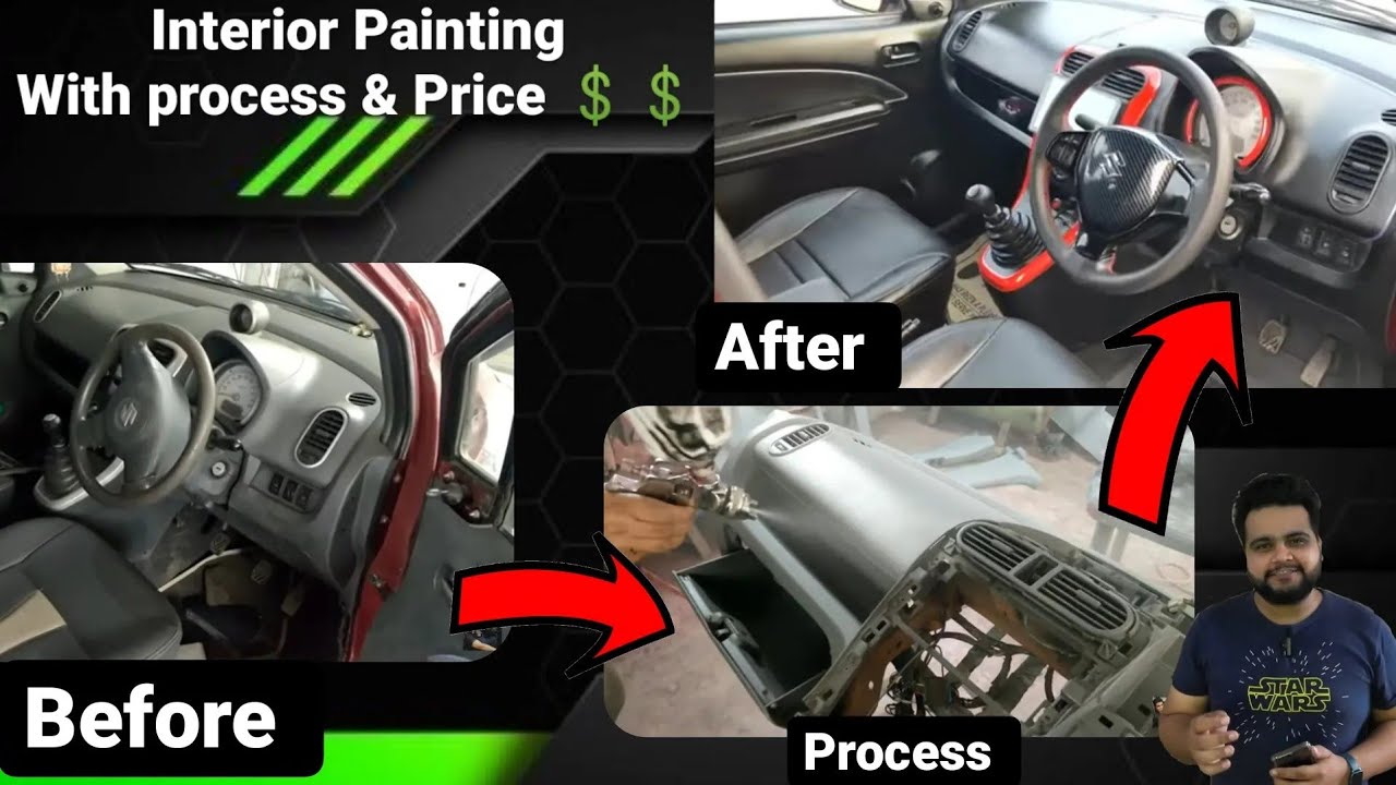 Car Interior Painting Full Process with Price 