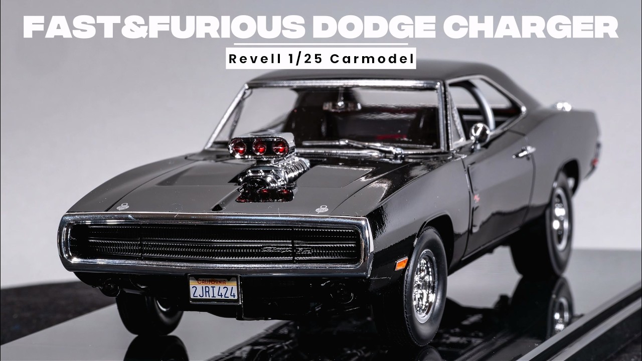 ワイルドスピード　ドミニク　1970 DODGE charger ドイツレベル(Revell)1/25 ワイルドスピード Fast&Furious 1970年