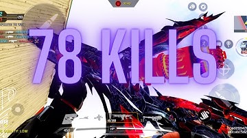 I got 78 kills using Mythic kilo 141.