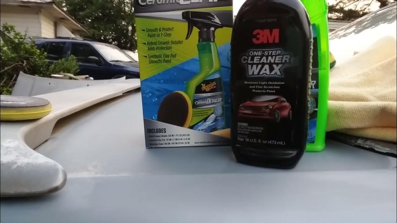 3m one step cleaner wax adding gloss on 89 turbo accord light blue