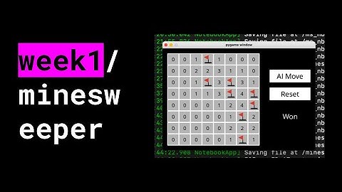 Minesweeper (CS50AI, Week 1)