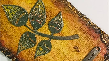 Mixed Media Autumn Tag