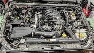 HOW TO REMOVE ENGINE FROM JEEP WRANGLER JK  - YouTube