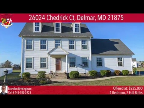 26024 Chedrick Ct, Delmar, MD home video tour