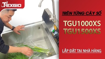 Review Lắp đặt máy rửa chén bát công nghiệp sóng siêu âm Texgio | Hải Phòng