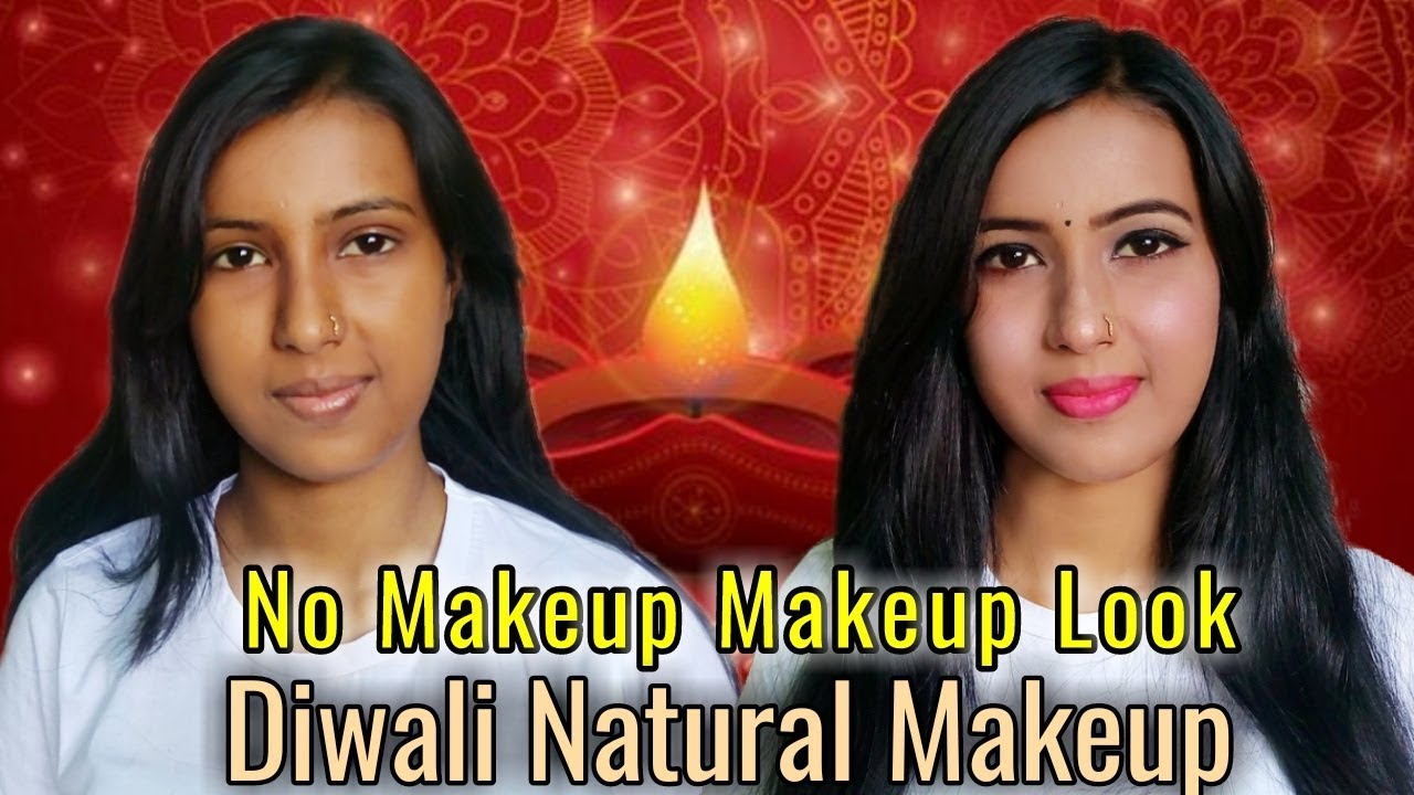 beauty care co No Makeup Makeup Look || Diwali Glowing Natural Makeup Look