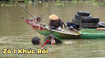 Quá Bất Ngờ Khi Thợ Lặn Mò Được Con Cậc Máy Bằng Sắt Dưới Đáy Sông.