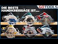 Akku-Handkreissägen bis 68 mm | Metabo, Bosch, DeWalt, Makita, Milwaukee & Einhell. inkl. Verlosung