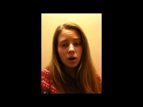 მამაო ჩვენო ამერიკელი გოგოს შესრულებით /Jessica from the USA is singing Mamao Chveno in Georgian