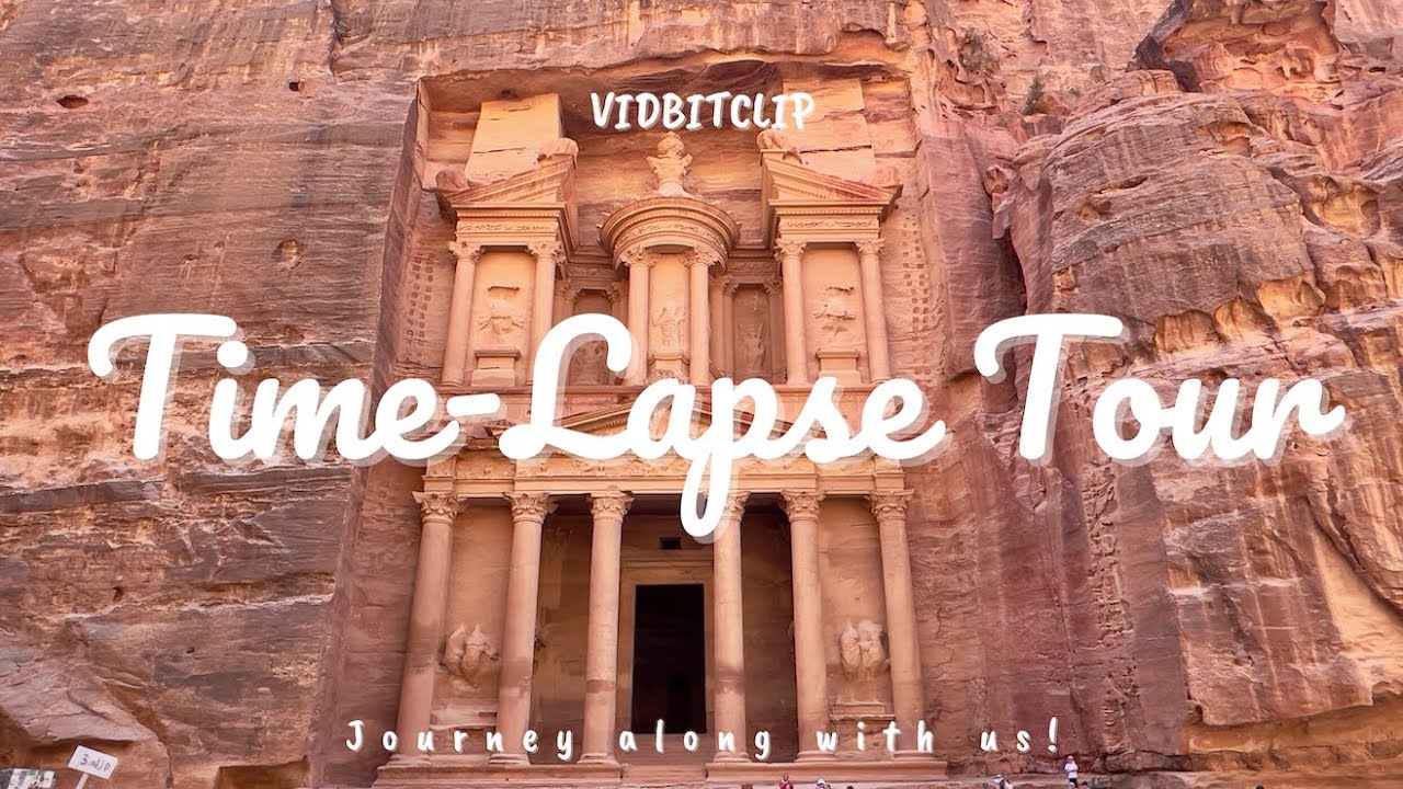 Walking Tour of Petra, Jordan filmed in 4K Time-Lapse Includes Hike Through the Canyon and Slideshow