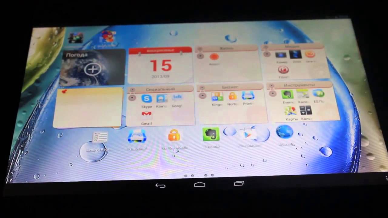 Lenovo Idea Tab S6000 обзор планшета