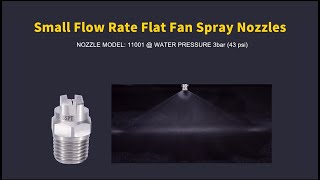 Details 11001 100 degree Cpaicty Code 01 spray flat fan spray nozzle--mistec Guide