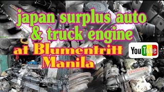 Japan surplus auto & truck engine @ Blumentritt Manila