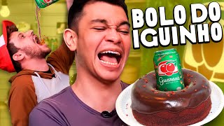 A RECEITA DE BOLO QUE VAI TE DEIXAR RICO | Iguinho e Canella são Coisa Nossa